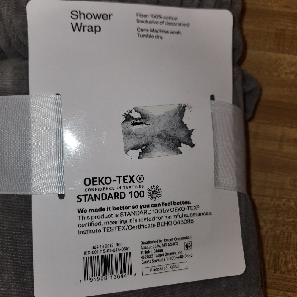 Room Essentials Shower Wrap - Picture 3 of 3